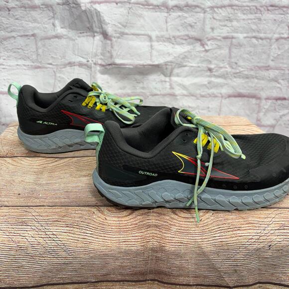 ALTRA Outroad Trail Dark Gray/Blue Running Outdoor Athletic Shoe Men’s Size 8.5 - Picture 3 of 5